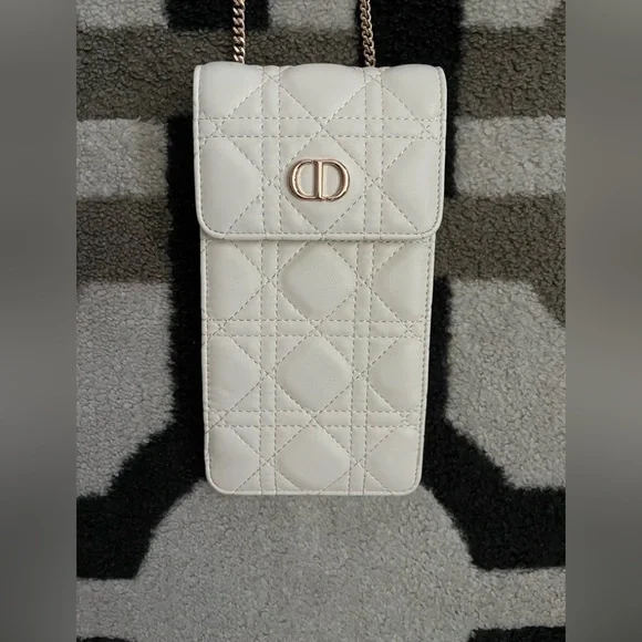 New Dior cannage off white bag for phone - Picture 2 of 3